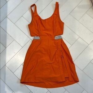 Orange Outdoor Voices "Court" dress